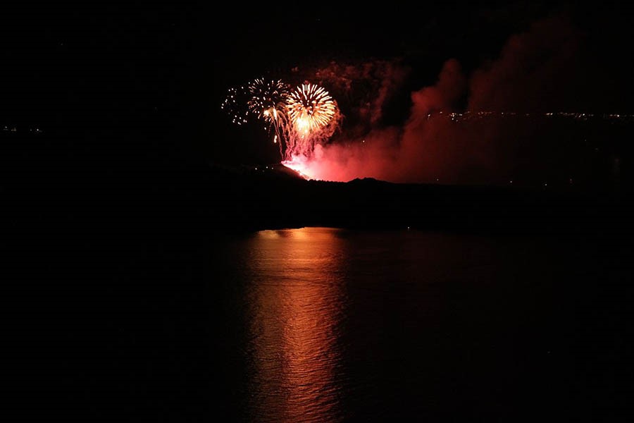 Ifestia festival in Santorini celebrates the volcano