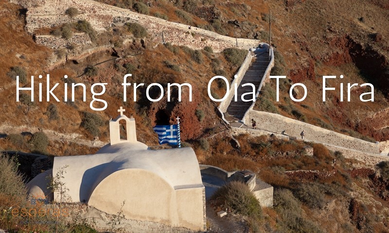 Hiking from Oia to Fira